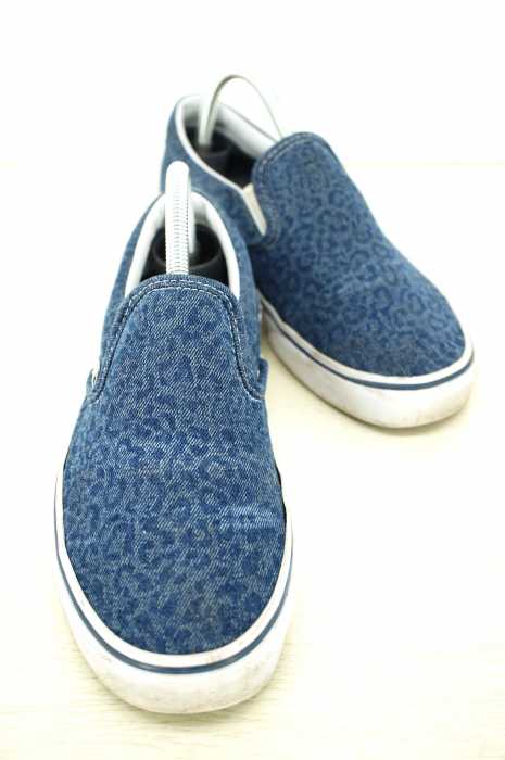 VANS (バンズ) レオパード柄デニムスリッポン メンズ シューズ