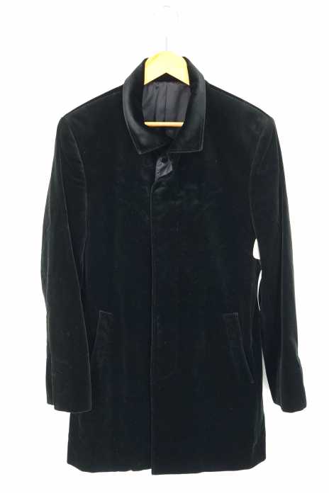 COMME CA DU MODE MEN（コムサデモードメン） ベロア比翼ステンカラーコート メンズ アウター