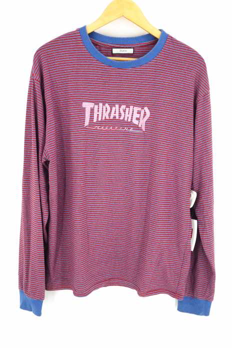 jouetie × THRASHER(ジュエティ スラッシャー) ボーダーカットソー レディース トップス