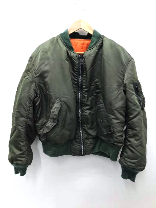 USED古着（ユーズドフルギ） USA製レプリカ MA-1 アルファ社製 メンズ アウター