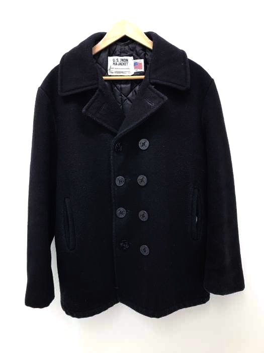 Schott(ショット) 10ボタン ウールピーコート メンズ アウター