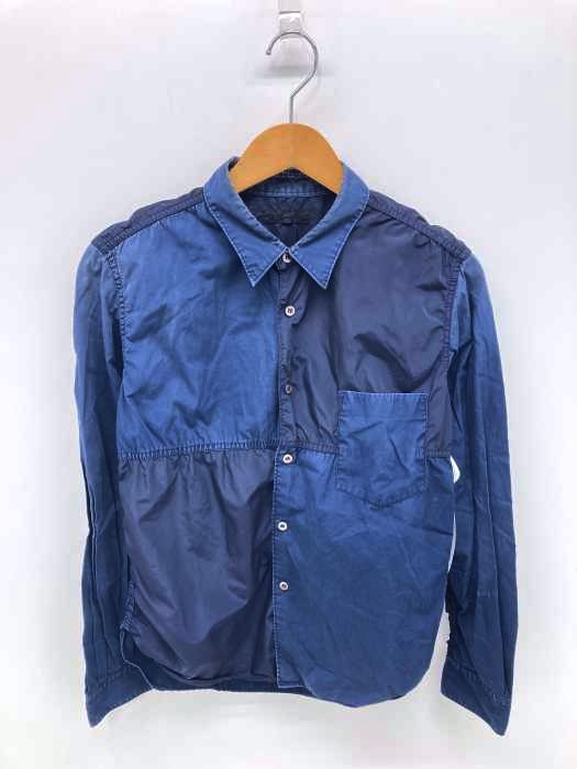 COMME des GARCONS HOMME（コムデギャルソンオム） AD2009 09AW 染色パッカリング加工切替シャツ メンズ トップス