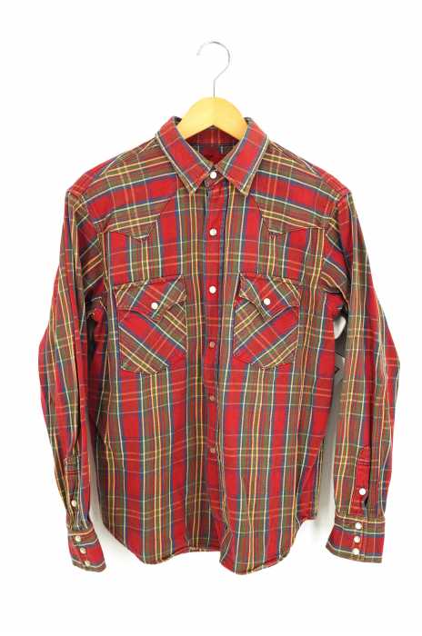 Levi's (リーバイス) スナップボタン ウエスタンネルシャツ メンズ トップス