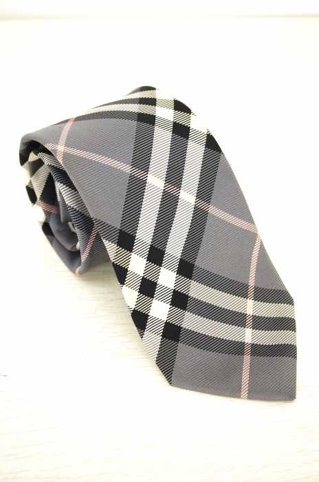 BURBERRY BLACK LABEL（バーバリーブラックレーベル） ノヴァチェックシルクネクタイ メンズ ファッション雑貨