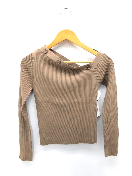 MURUA（ムルーア） 19AW イレギュラーデコルテニット レディース トップス