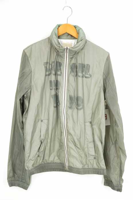 DIESEL（ディーゼル） 2WAY レイヤードプリントナイロンブルゾン メンズ アウター
