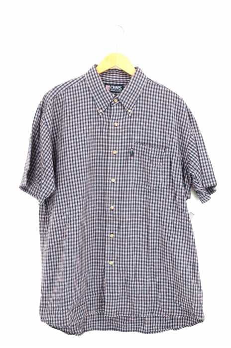 CHAPS RALPH LAUREN（チャップスラルフローレン） シアサッカーチェック半袖シャツ メンズ トップス