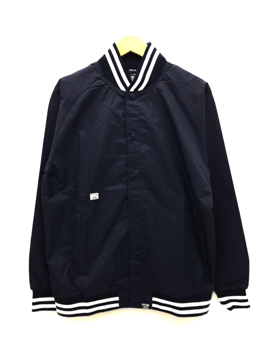 FPAR（フォーティーパーセントアゲインストライツ） College Bench Jacket バック刺繍ナイロンテディジャケット メンズ アウター