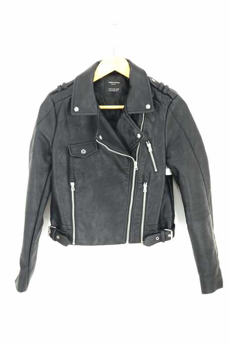 ZARA TRF （ザラティーアールエフ） フェイクレザーライダース ジャケット メンズ アウター