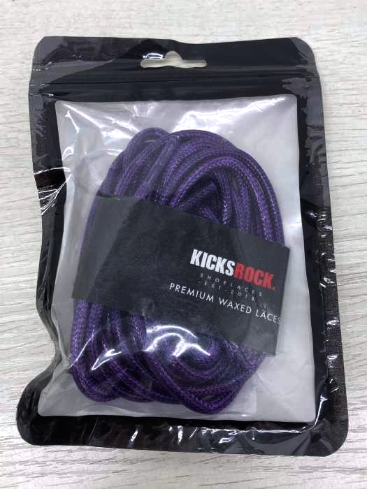 KICKSROCK（キックスロック） WAXED ROPELACES PURPLE メンズ ファッション雑貨