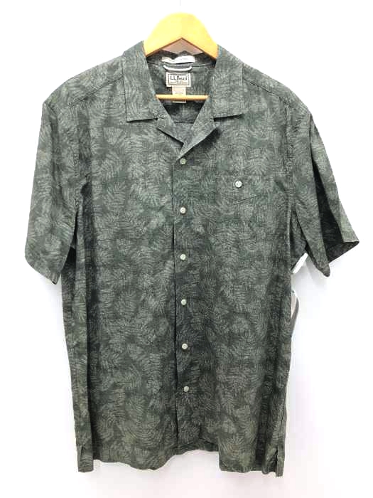 L.L.Bean(エルエルビーン) 総柄 オープンカラーシャツ メンズ トップス