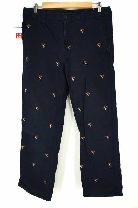 TOMMY HILFIGER (トミーヒルフィガー) 総柄刺繍チノパンツ メンズ パンツ