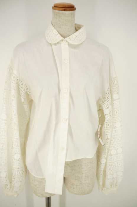 Pameo Pose （パメオポーズ） 16SSMISBOTTUNED SHIRTSボタン掛け違いシャツ レディース トップス