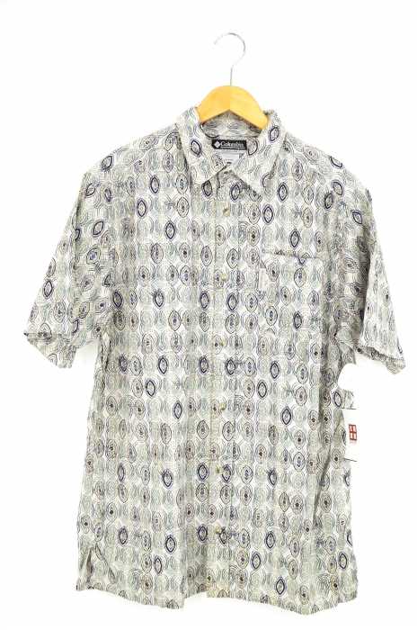 Columbia（コロンビア） 総柄コットン半袖シャツ メンズ トップス