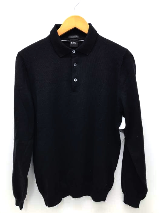 BOSS HUGO BOSS（ボスヒューゴボス） ウールニットポロシャツ メンズ トップス