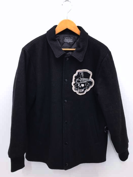 SKULL WORKS（スカルワークス） チェーンステッチスタジャン アワードジャケット メンズ アウター