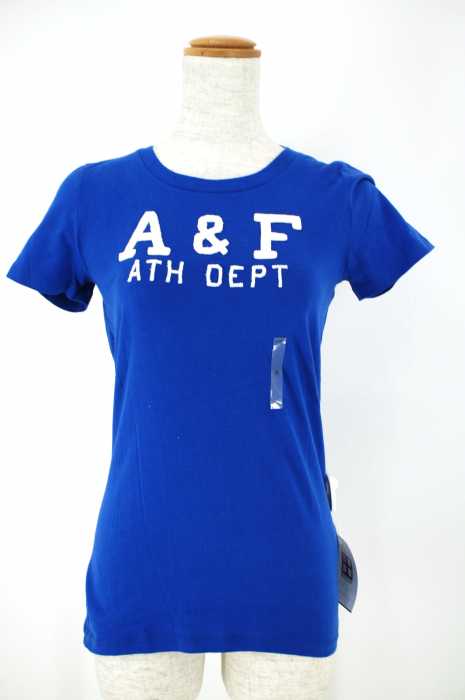 Abercrombie & Fitch (アバクロンビーアンドフィッチ) ロゴデザインTシャツ レディース トップス