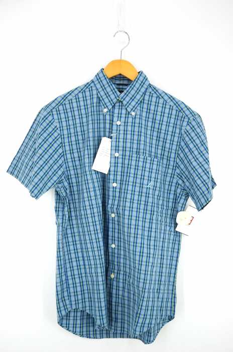 NAUTICA（ノーティカ） チェックボタンダウン半袖シャツ メンズ トップス