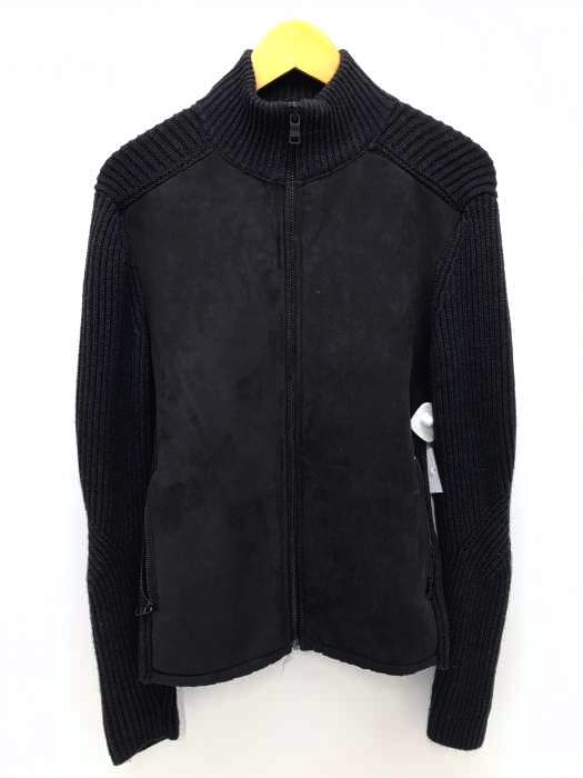 ARMANI EXCHANGE（アルマーニエクスチェンジ） スウェード切替 ハイネックニット メンズ トップス