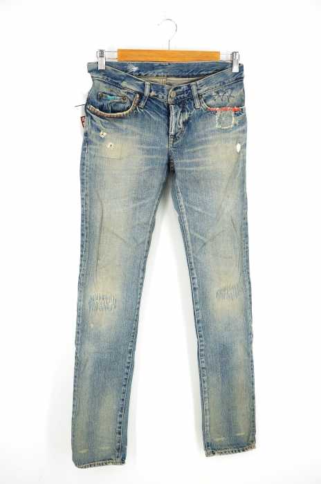 HYSTERIC GLAMOUR （ヒステリックグラマー） ダメージ加工 メンズ パンツ