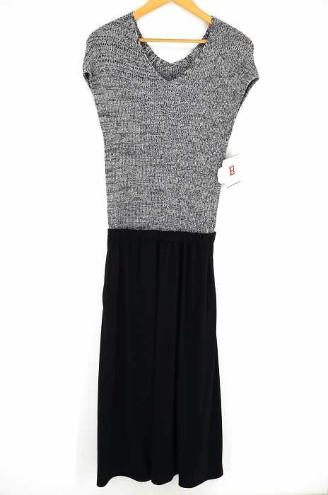 Plst プラステ レーヨンナイロンvネックマキシ丈ニットワンピース レディース ワンピース ブランド古着買取販売バズストア