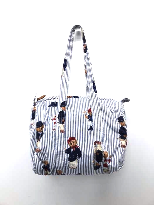 RALPH LAUREN（ラルフローレン） ポロベアープリントコットンボストンバッグ レディース バッグ