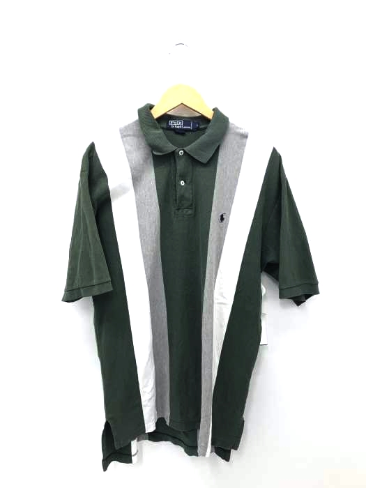 RALPH LAUREN(ラルフローレン) ストライプ半袖ポロシャツ メンズ トップス