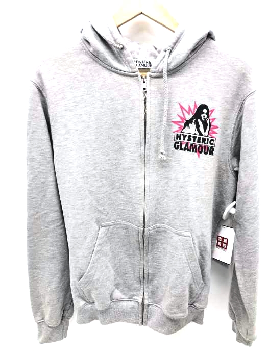 HYSTERIC GLAMOUR（ヒステリックグラマー） バックプリントジップアップパーカー メンズ トップス