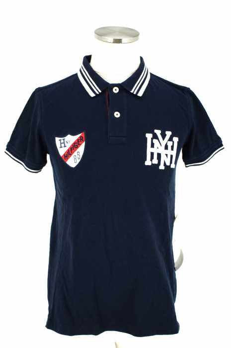 TOMMY HILFIGER （トミーヒルフィガー） ワッペン半袖ポロシャツ メンズ トップス
