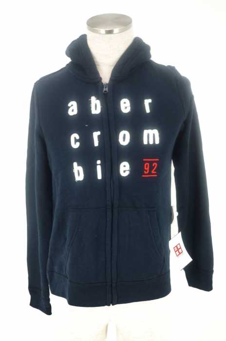 Abercrombie & Fitch （アバクロンビーアンドフィッチ） ワッペンジップアップパーカー メンズ トップス