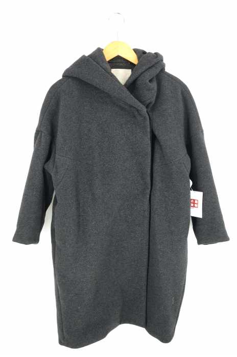 URBAN RESEARCH Sonny Label （アーバンリサーチサニーレーベル） ウールメルトン比翼フーデッドコート オーバーサイズ レディース アウター