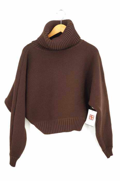 MURUA （ムルーア） BIGタートルニットプルオーバー レディース トップス