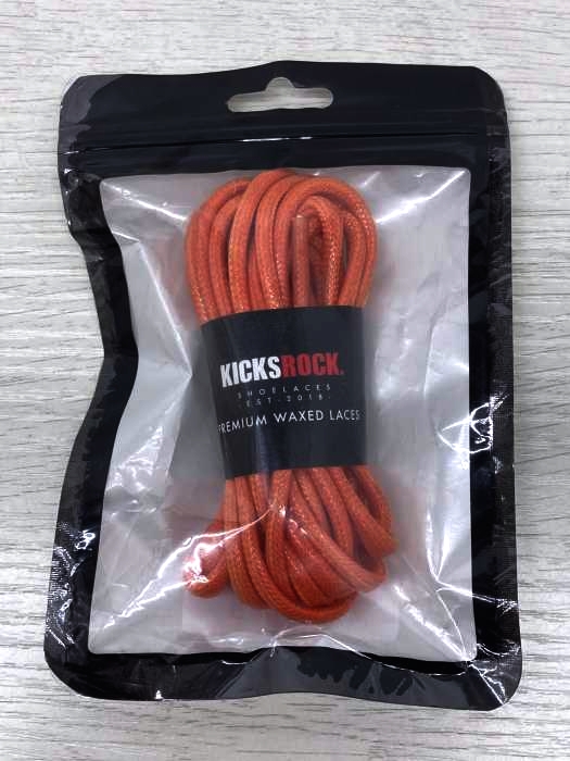 KICKSROCK（キックスロック） WAXED ROPELACES ORANGE メンズ ファッション雑貨