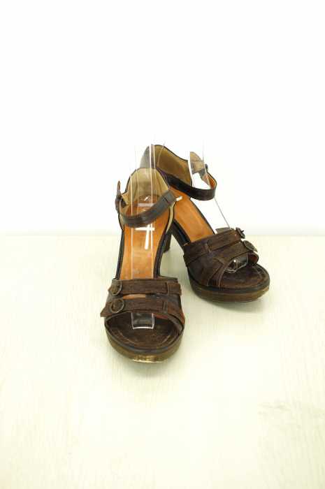 neue diffusion （） チャンキーヒールベルトサンダル レディース シューズ