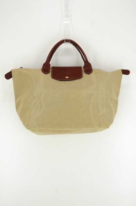 LONGCHAMP（ロンシャン） パッカブルレザー切替ナイロンバッグ レディース バッグ