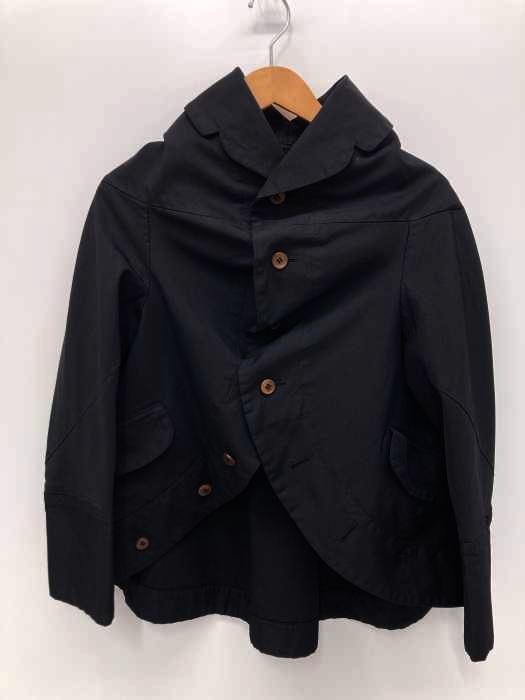 COMME des GARCONS（コムデギャルソン） AD2015 16SS Blue Witch期 洗い加工エステル変形ジャケット レディース アウター
