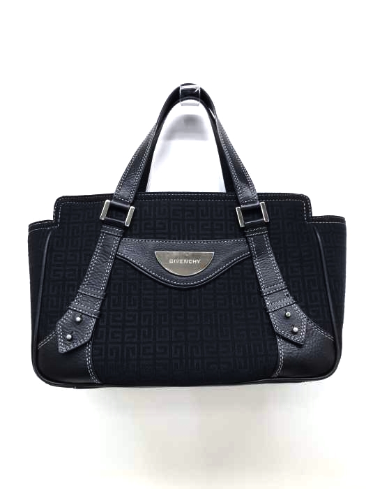 GIVENCHY（ジバンシィ） レザー切替モノグラム ハンドバッグ レディース バッグ