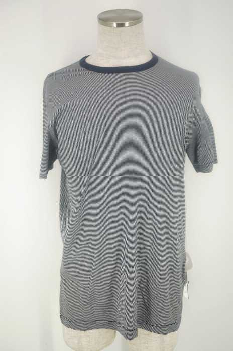 Sunspel （サンスペル） 英国製ボーダーコットンTシャツ メンズ トップス