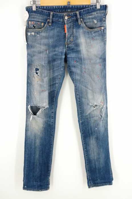 DSQUARED2 （ディースクエアード） ダメージ加工デニムパンツ メンズ パンツ