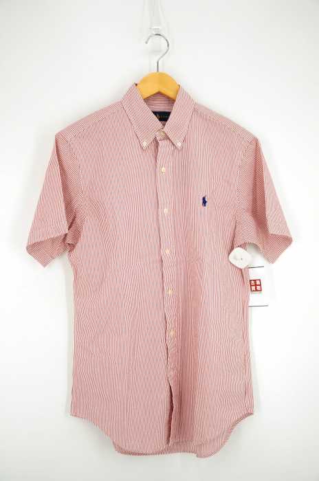 RALPH LAUREN （ラルフローレン） 半袖ストライプボタンダウンシャツ メンズ トップス