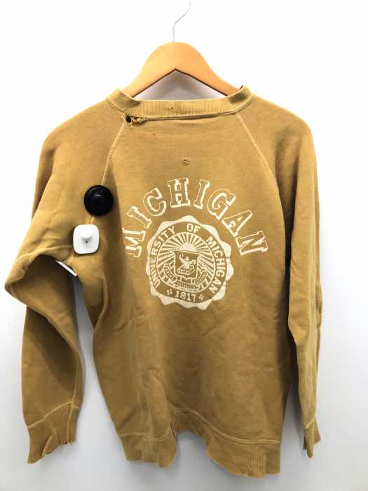 USED古着（ユーズドフルギ） 60s~ UNIVERSITY OF MICHIGAN バッグプリント スウェット メンズ トップス