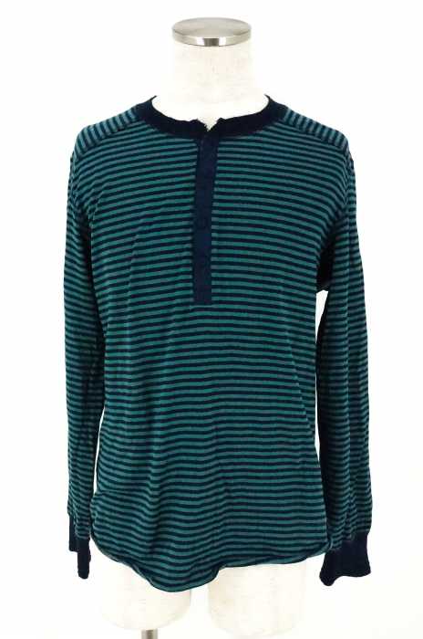 nonnative (ノンネイティブ) ボーダー柄ヘンリーネック長袖トップス メンズ トップス