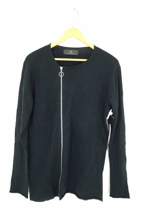Yohji Yamamoto（ヨウジヤマモト） ノーカラージップアップカーディガン メンズ トップス