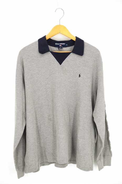POLO SPORT RALPH LAUREN （ポロスポーツラルフローレン） サイドライン襟付きワッフルカットソー メンズ トップス