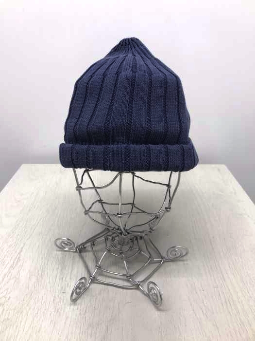 unfil（アンフィル） high twist cotton ribbed-knit beanie メンズ 帽子