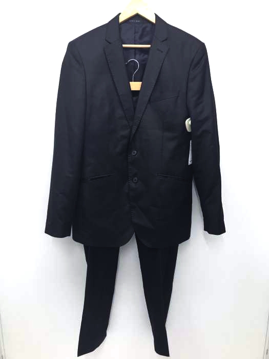 ZARA MAN（ザラマン） 光沢生地 セットアップ 2Bテーラードジャケット ノータックスラックス メンズ セットアップ