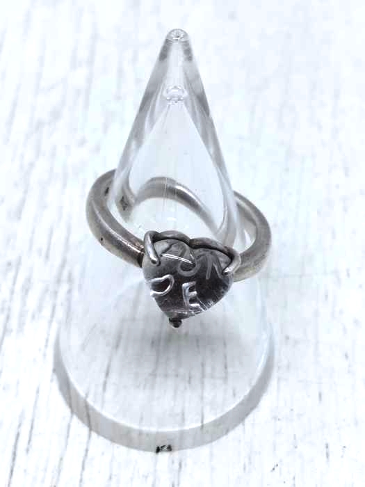 4℃（ヨンドシー） ハートモチーフシルバーリング レディース アクセサリー