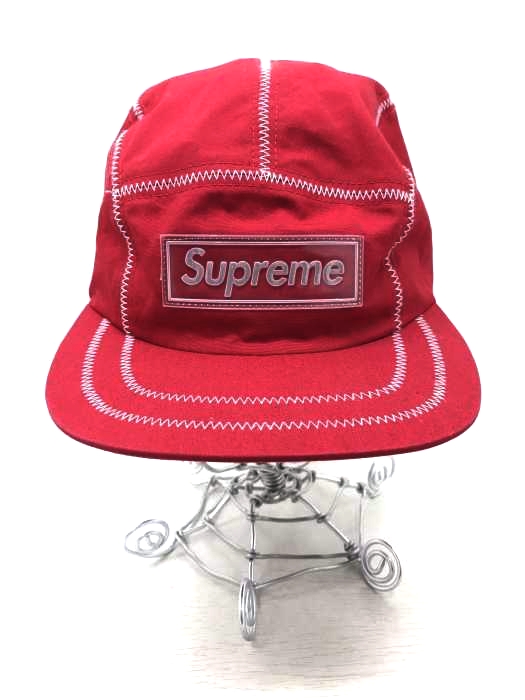 Supreme（シュプリーム） Contrast Stitch Camp Cap メンズ 帽子