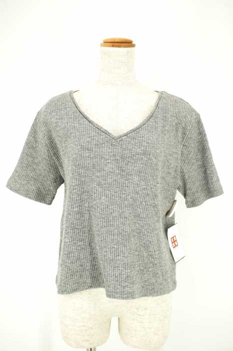 FLOVE (フローヴ) 16AW　リブVネックTシャツ レディース トップス