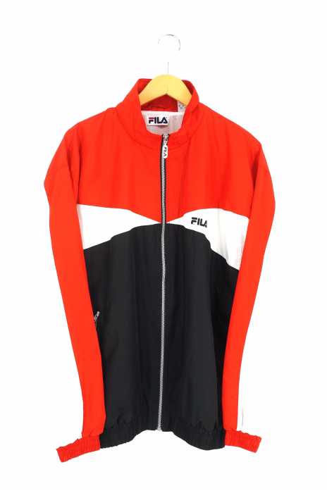 FILA （フィラ） 90S トリコカラージップブルゾン メンズ アウター